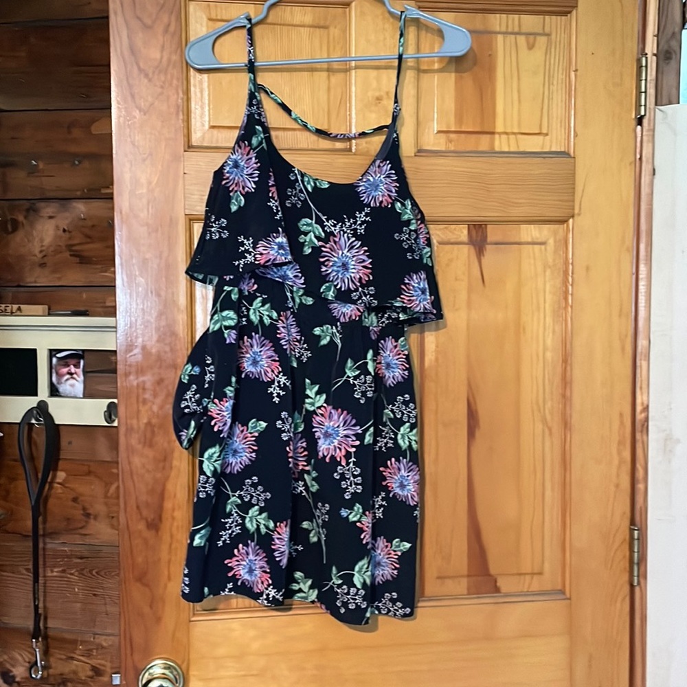 Flower pattern summer dress